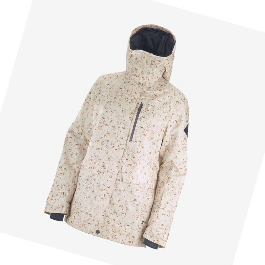 Chaquetas De Esquí Salomon STANCE CARGO Mujer Beige | MX 2410HAP